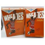 2 MICHEAL JORDAN WHEATIES BOXES