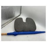 UMBRELLA AND SEAT CUSHION