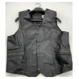 LEATHER MOTORCYCLE VEST