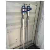 2 ALUMINUM BAR CLAMPS