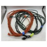 3 MISC LIGHT DUTY EXTENSION CORDS