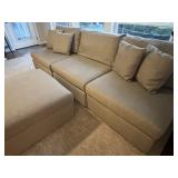 BASSET SECTIONAL SOFA & OTTOMAN