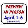 Vehicle Auction, April 1-6