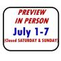 Vehicle Auction, July 1-7