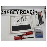 SIGNS, LIGHTERS, FOLDING SAW-NEW