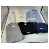 4 SMALL DRESS SHIRTS AND 7 SMALL T-SHIRTS