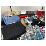 WOMENS CLOTHING, HOUSEHOLD ITEMS,