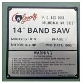GRIZZLY 14' BAND SAW