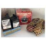BOCCE BALL, CVT FLUID AND POLISHER/WAXER