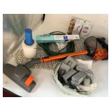 CYCLONE VACUUM, EXTENSION CORD, IRONING BOARD,