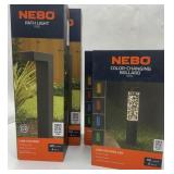 2 BOLLARD LIGHTS AND 2 PATH LIGHTS-NEW
