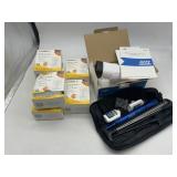 GUN CLEANING KIT, VIDEO RECORDER, BREAST MILK BAGS