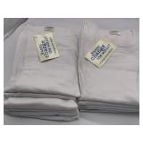 12 WHITE XL WORK SHIRTS-NEW