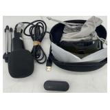 EAR BUDS, GOGGLES, MICROPHONE