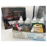 SOAP, DOOR HANDLE, WIRE, BBQ CLEANER
