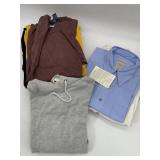 SIZE SMALL MENS SHIRTS AND SWEATSHIRT-NEW