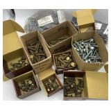 LARGE LOT OF MISC SCREWS AND 24 GLOVES