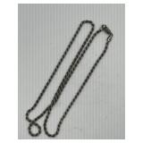 925 Rope Chain - Wt. 10.87 Grams