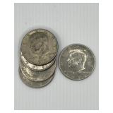 (5) 1972 D Kennedy Halves