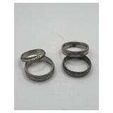 (4) 925 Rings - Wt. 17.64 Grams
