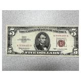 1963 $5 Red Seal Note