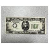 1934 $20 XF Federal Reserve Note
