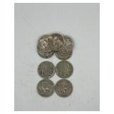 (11) Buffalo Nickels