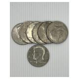 (7) 1976 D Kennedy Halves