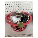 Basket of Misc Electrical items