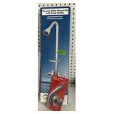 Chrome utility shower kit