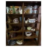 Items inside china cabinet