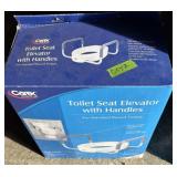 Toilet seat elevator