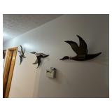(3) Flying Ducks