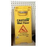(2) Wet floor signs