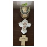 Snow Globe with Cross