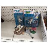 (2) starting lineup and misc baseball figureens