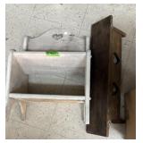 (2) Wooden Shelves