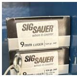 1 box of .380 auto & 2 boxes of 9mm ammo