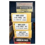 5 Boxes of 9mm Ammo