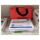 First aid and spill clean up kit
