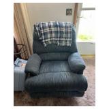 Blue Rocker Recliner