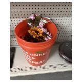 Bucket of flowers