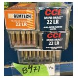 5 boxes of 22 lr ammo