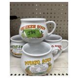 (4) Soup Mugs