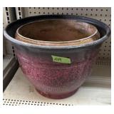 (2) planter pots