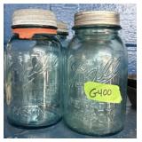 (4) ball jars