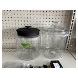 Glass canister jars