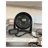 Fan and Alarm Clock