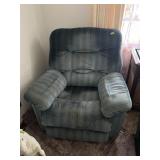 Blue Rocker Recliner