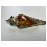 PURE SILVER ELLEN COLE  ART PENDANT!!